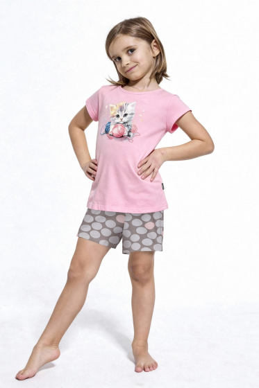 Piżama Cornette Kids Girl 787/121  Kitty kr/r