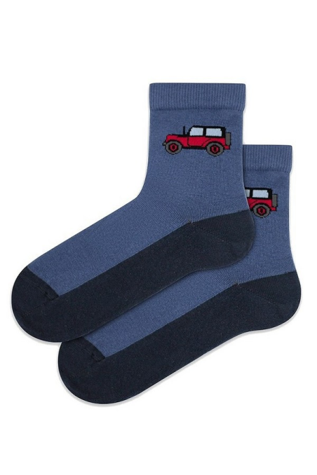 Skarpetki Gatta wzorowane chłopięce U34.P01   6-11 lat