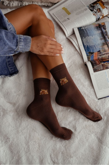 Skarpety Milena 0200-186 Kapibara 37-41