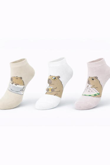 Stopki Noviti ST111 kapibara bawełniane damskie 36-41