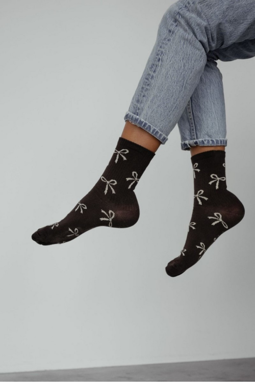 Skarpety Milena 0200-198 Kokardki 37-41