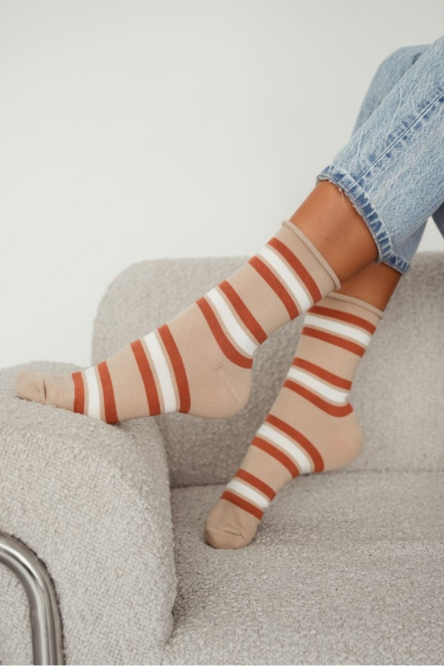 Skarpety Milena 0200-206 Paski 37-41