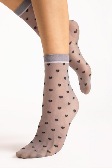 Skarpety Fiore Elia  G 1197  20 den wzór