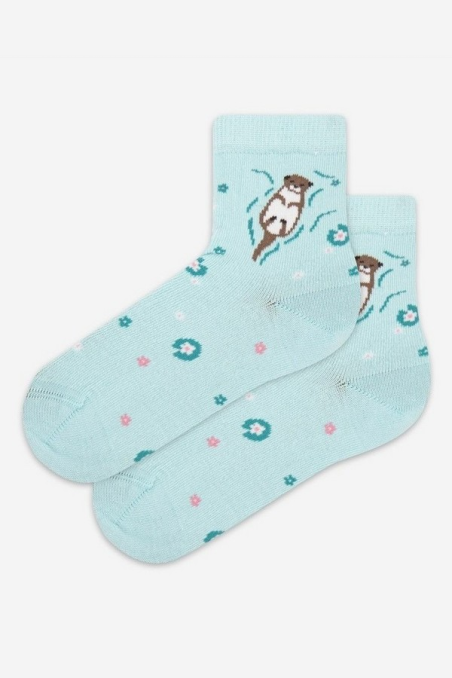 Skarpetki Gatta wzorowane dziewczęce  U24.01P  2-6 lat