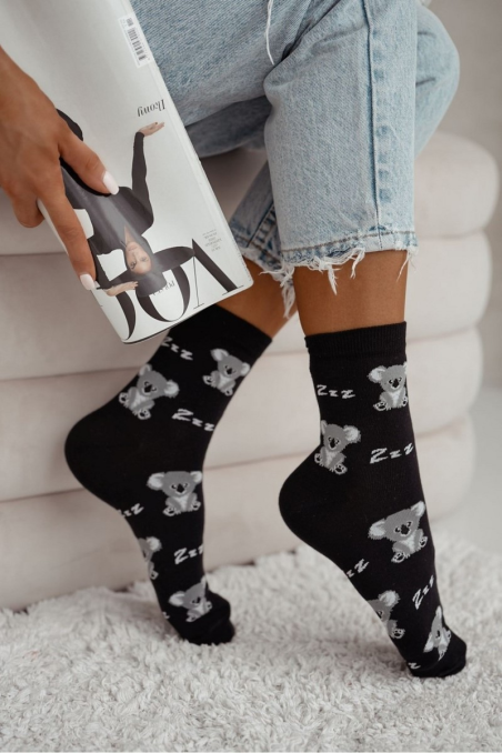 Skarpety Milena 0200-179 Śpiące koale 37-41