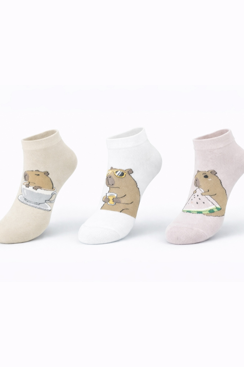 Stopki Noviti ST111 kapibara bawełniane damskie 36-41