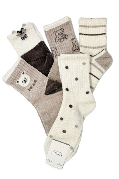 Skarpety Wik SO&LI 074 damskie Welur 0040