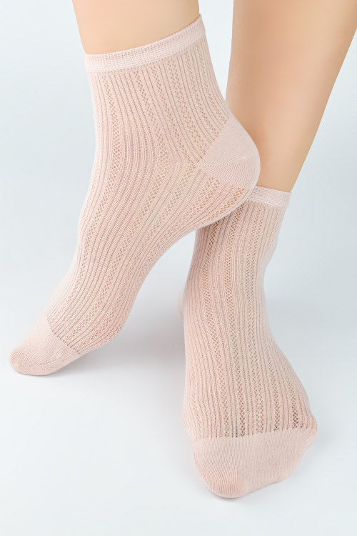 Skarpety Noviti SB122 żakard jodełka za kostki 35-42