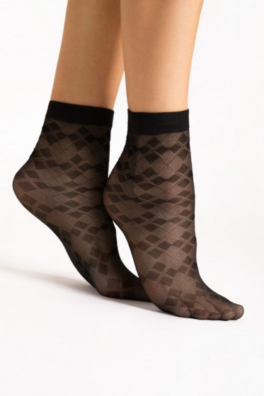 Skarpety Fiore Una G1198 20 den wzór