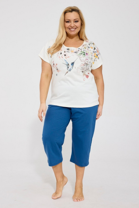 Piżama Cornette 369/345 Floris  kr/r  3-5XL