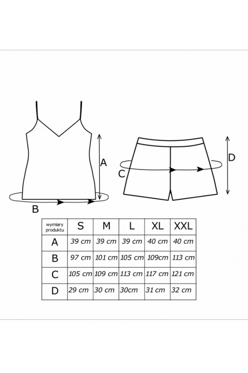 Piżama  Donna  Zoya Top w/r   S-XXL