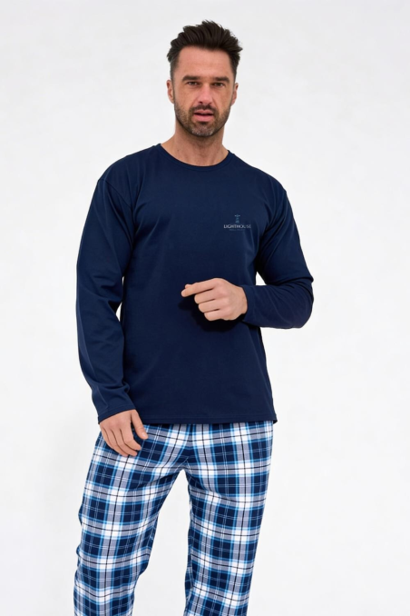 Piżama Cornette 124/220 Bell Rock 3  dł/r  S-XXL