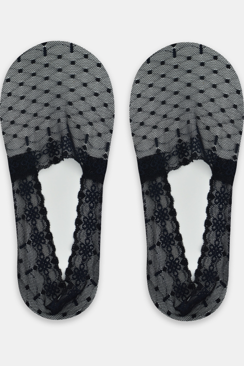 Baleriny Noviti SN052 niskie koronka silikon ABS 36-41