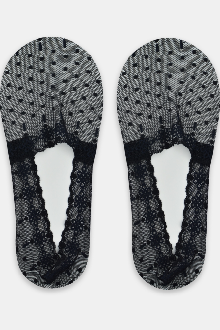 Baleriny Noviti SN052 niskie koronka silikon ABS 36-41