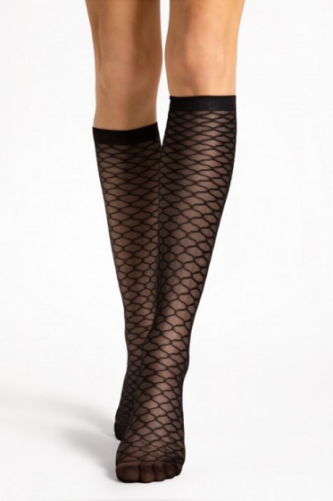 Podkolanówki Fiore Darlita  G2152 20 den wzór