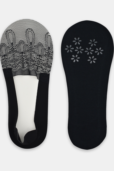 Baleriny Noviti SN049 niskie koronka silikon ABS 36-41