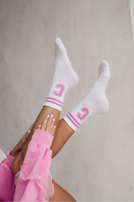 Skarpety Milena 0200.078 Litera C z paskami 37-41