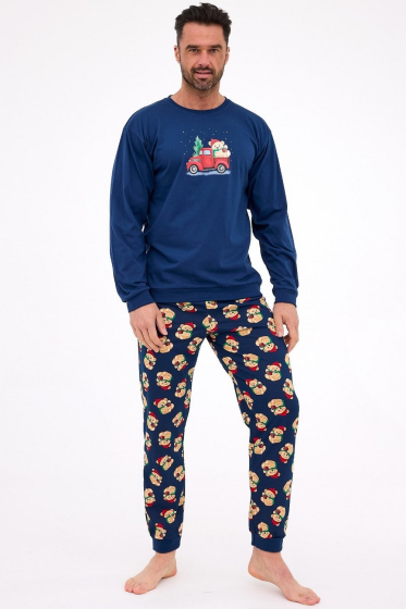 Piżama Cornette męska dł/r 115/290 Teddy 2 S-XXL