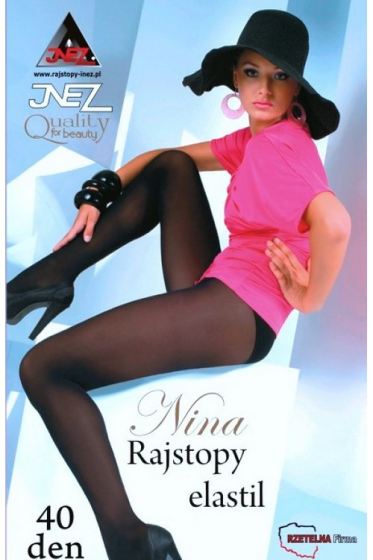 Rajstopy Inez Nina elastil 40 den 2-M